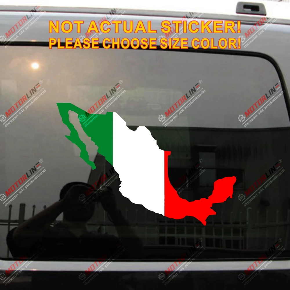 Карта контур мексиканской переводной стикер автомобиль винил фотограф без