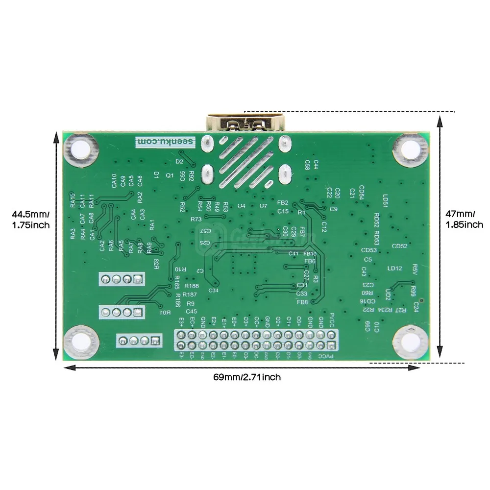 Конвертер платы адаптера LVDS в HDMI совместимый с разрешением 1080P 720P|lvds to hdmi|lvds hdmilvds