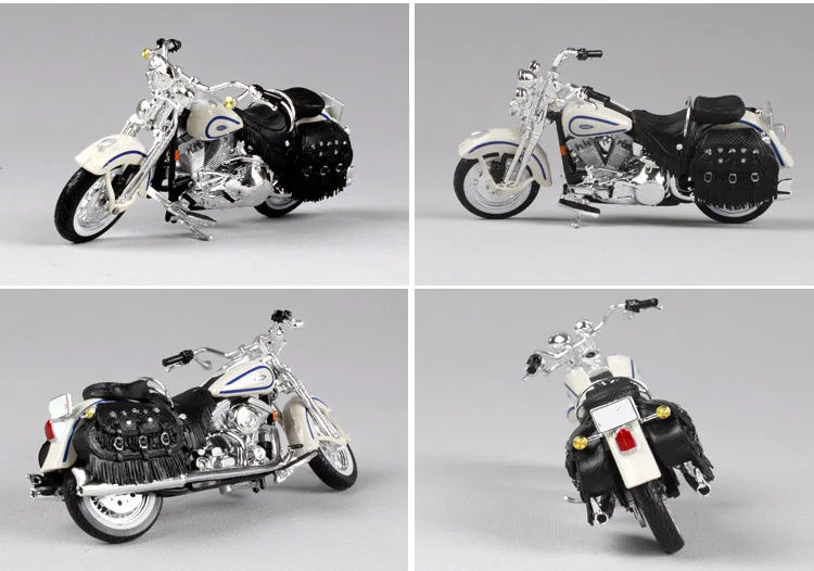 Maisto 1:18 Harley Davidson 1997 FLSTS Heritage Springer мотоциклетные металлические модельные игрушки для детей подарок на день рождения Коллекция игрушек