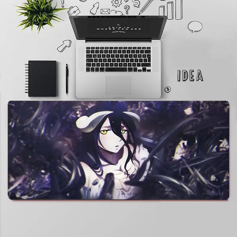 

YNDFCNB High Quality overlord Natural Rubber Gaming mousepad Desk Mat Free Shipping Large Mouse Pad Keyboards Mat