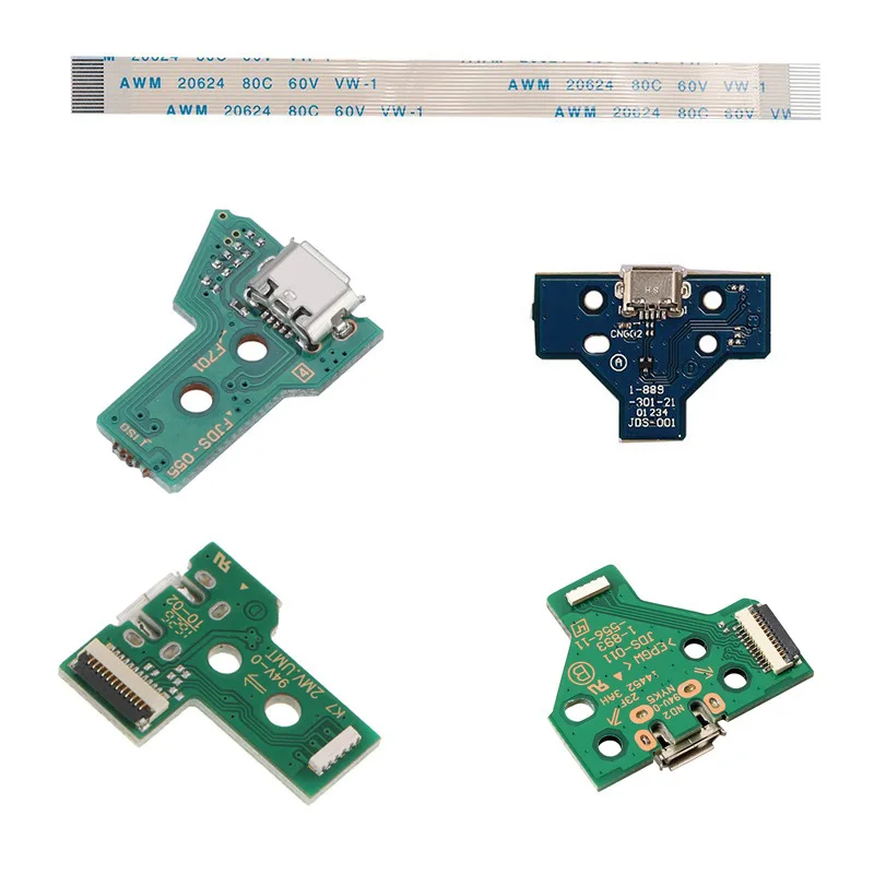 Для PS4 Pro Slim контроллер зарядное гнездо порт зарядка через USB замены порта для