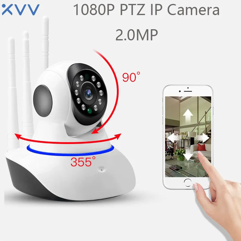 Xiaovv Q5 HD 1080P PTZ IP камера Wifi детский монитор беспроводная домашняя охранная Камера