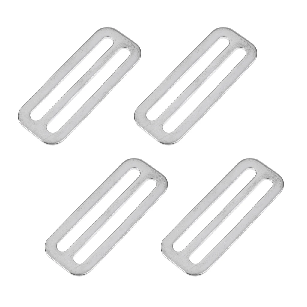 

4pcs Diving 2 "Weight Belt Slide 316 Stainless Steel Stopper Keeper