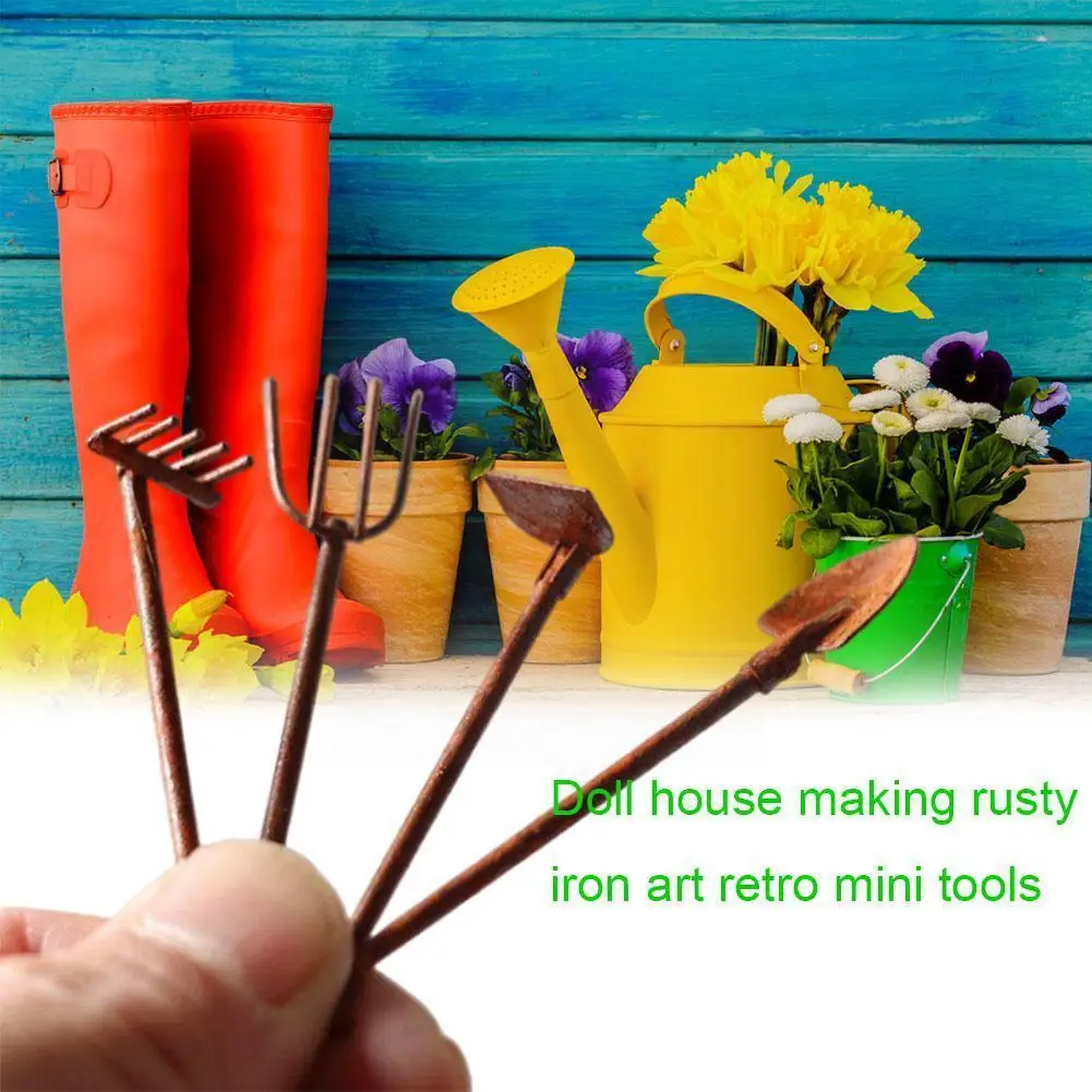 

Деревянный мини-инструмент для украшения сада, в стиле ретро