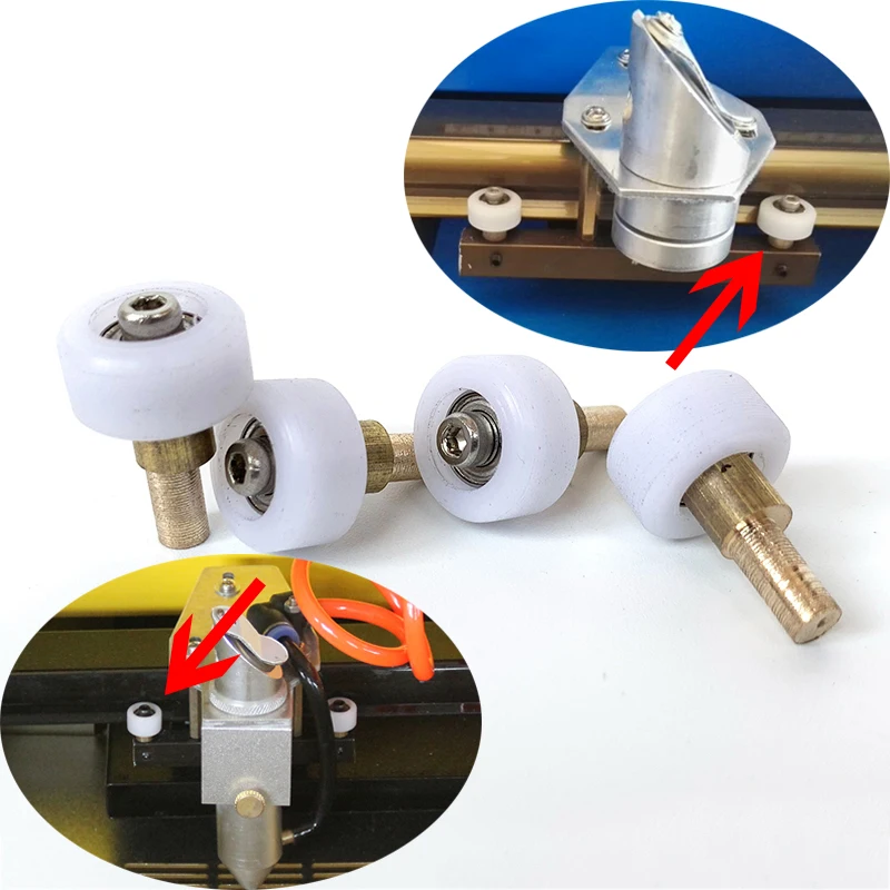 4 шт. DIY CO2 мини лазерный штамп гравировальный станок для резки Shenhui K40 детали