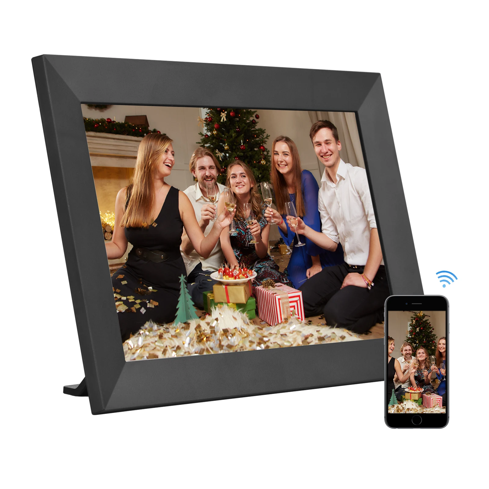 Умная Wi Fi фоторамка Andoer 10 1 дюйма цифровая HD IPS сенсорный экран 1280*800 фото 1080P видео