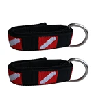 2 шт.компл. ремень для дайвинга ремень с D-образным кольцом Фонарь держатель камеры