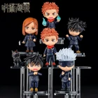 6 шт Аниме Jujutsu кайсен Gojo Satoru Itadori Юдзи Kugisaki Рисунок ПВХ Фигурки Модель игрушки Q Ver. Игрушечные фигурки Fushiguro