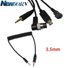 Кабель дистанционного спуска затвора с 3,5 мм на E3N3DC0DC2S2S1, Соединительный шнур для Canon, Nikon, Sony, Pentax