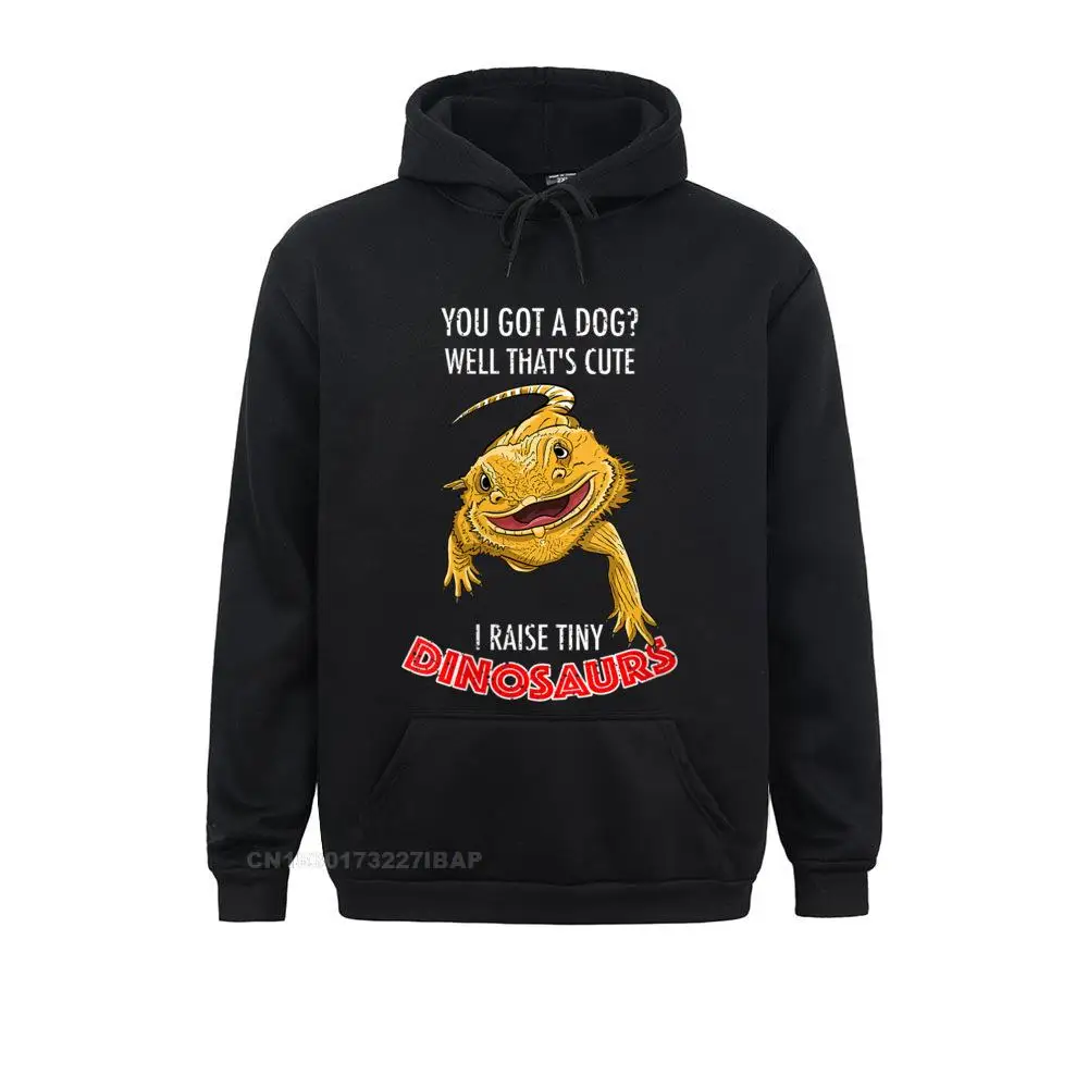 I Raise Tiny Dinosaurs Funny Bearded Dragon Pet Hoodie Moto Biker Hoodies For Adult Prevailing Autumn Sweatshirts Camisa Hoods