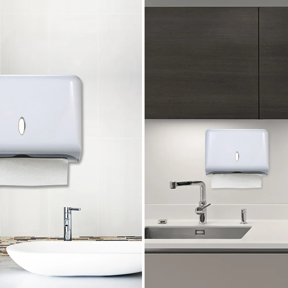 

Paper Towel Dispenser Wall Mounted Towel Holder Box Dispenser Bathroom Toilet Tissue Dispenser Kitchen Paper Towel Dispenser