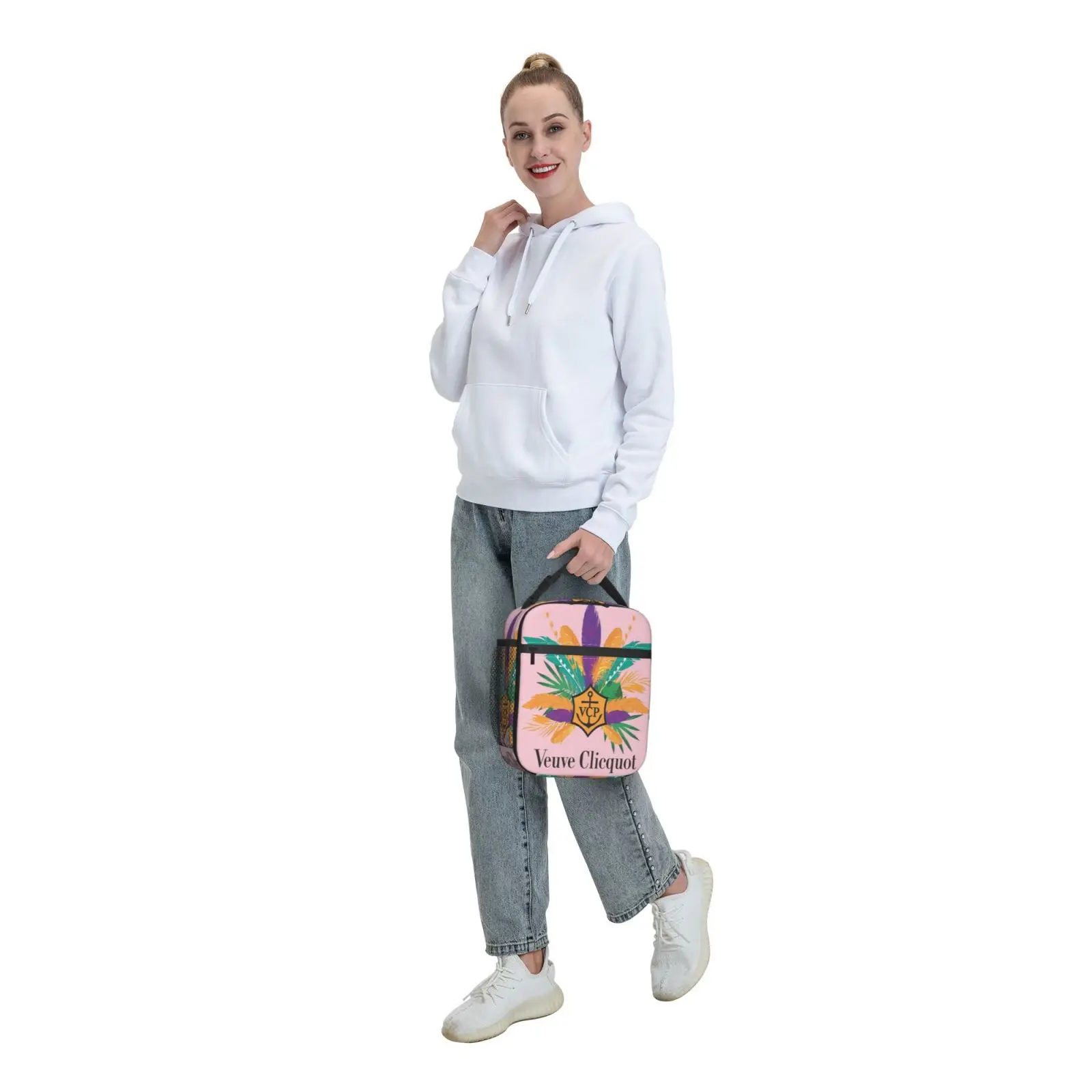 

Veuve Clicquot Picnic Bag Luxury Lunch Bag Single Pack Refrigerated Shopping Bag Bag for Lunch Box London Vcwcd01