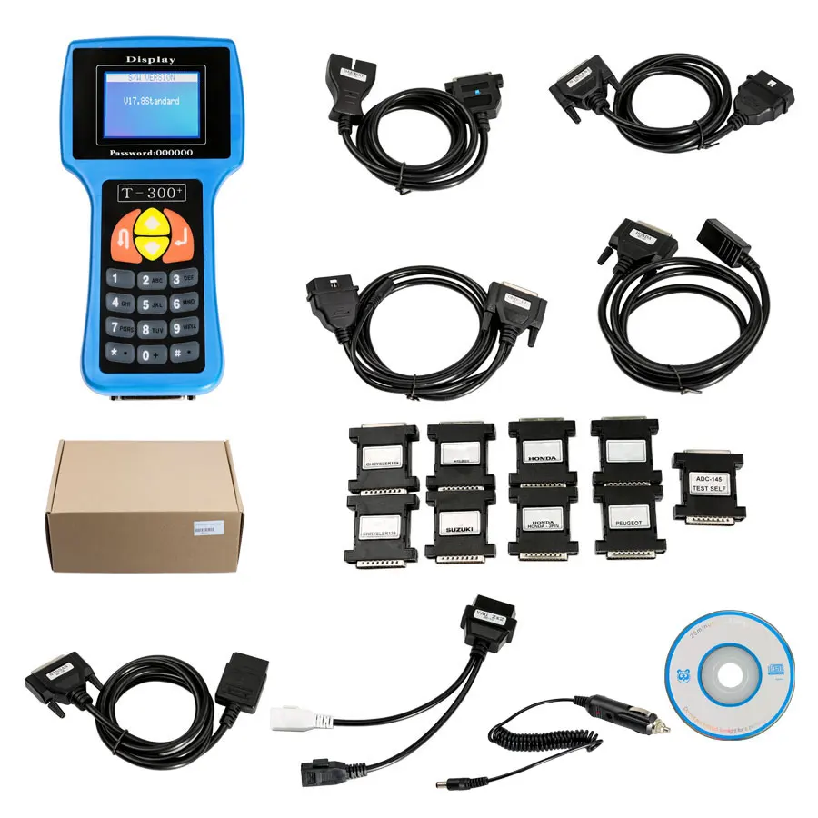 Программатор автомобильных ключей OBD II T-300 T300 программное обеспечение T-Code V 17 8 для