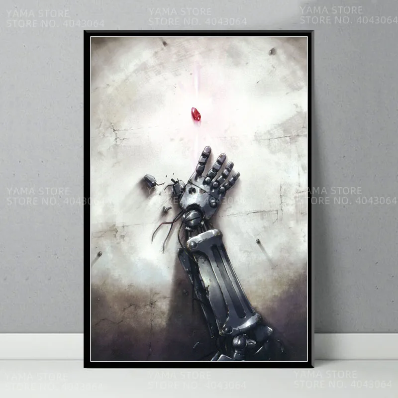 J170 цельнометаллический альхимик классический японский аниме настенная Картина