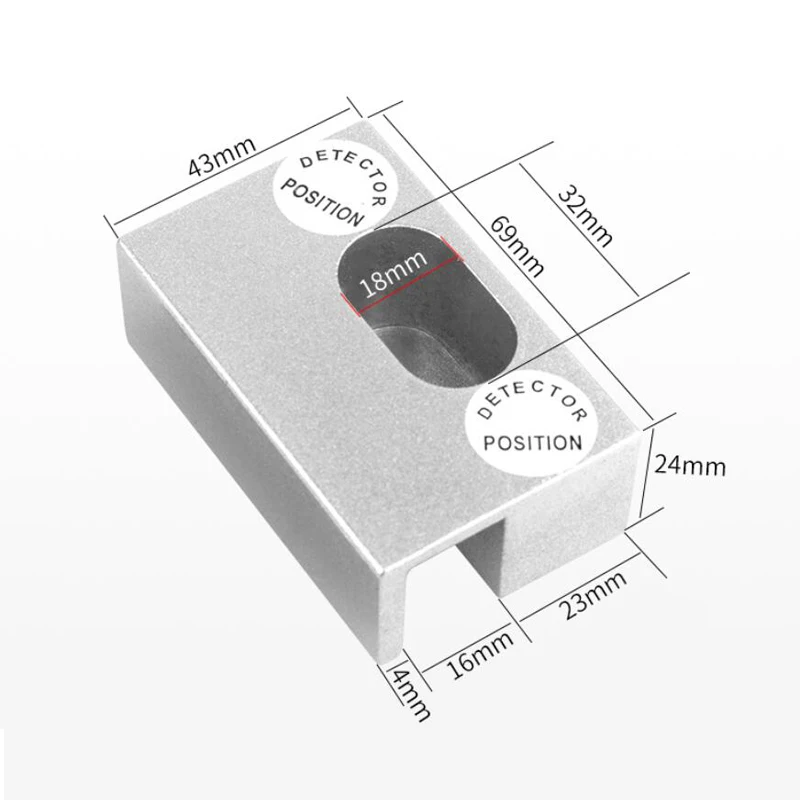 Стеклянный дверной зажим U кронштейн для электрического болта система контроля