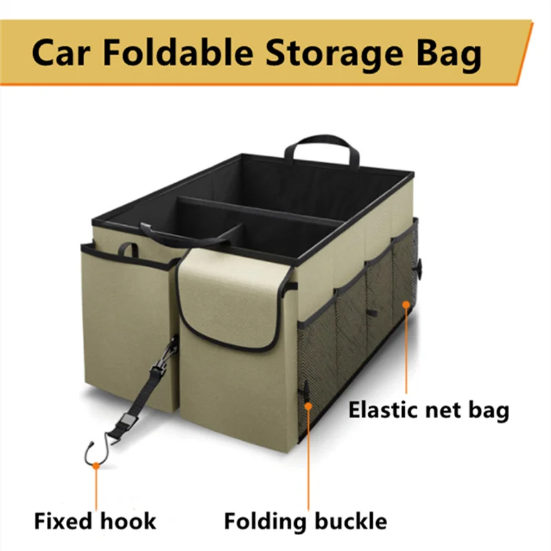 Автомобильная сумка для хранения органайзер багажника коробка с крючком