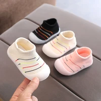 spring autumn baby shoes mesh sock shoes breathable toddler first walkers soft bottom kids casual shoe mixed color sss016