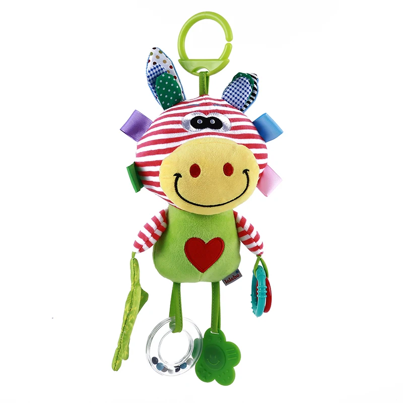 

Soft Plush Baby Stroller Pendant Children's Toy Animal Cart Doll Soft Toy Education Development Plush Toy Children's Gift