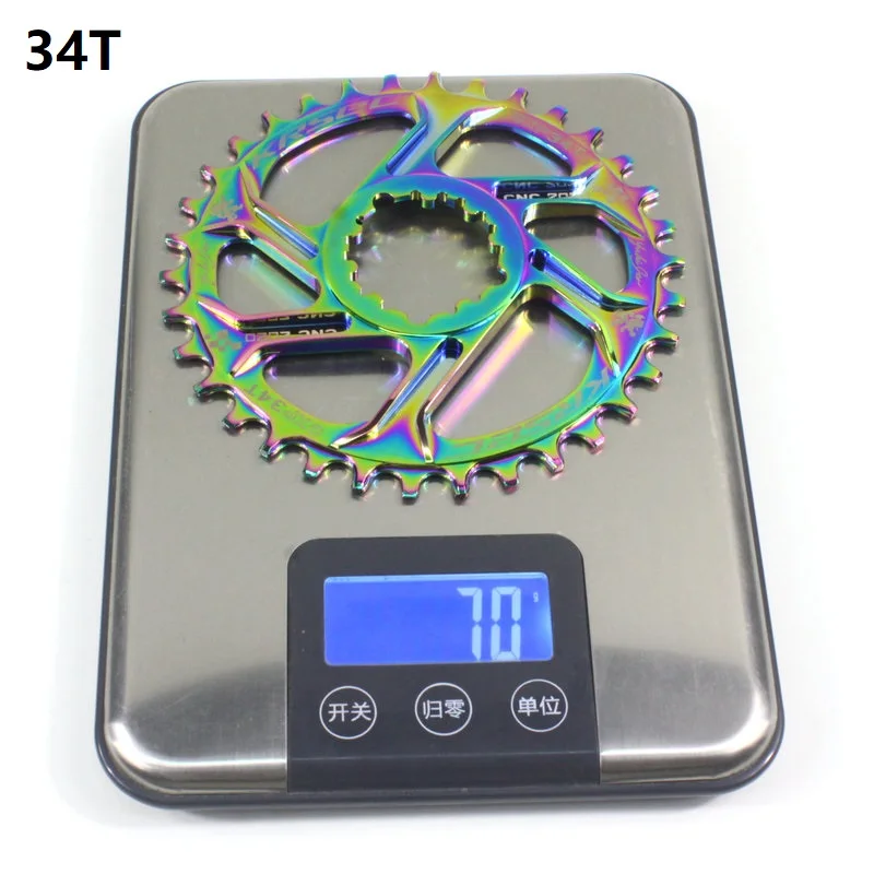 34T Велосипед GXP Chainring узкая широкая Цепь 32T 34T 36T 38T GXP Запчасти для Sram Aram XX1 X9 XO X01 - Цвет: 34T