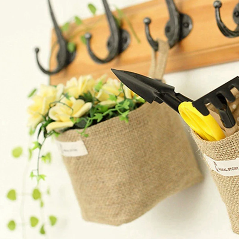 2 шт. корзина для хранения цветов из хлопка и льна |