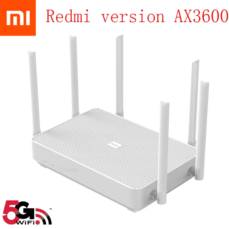 Новый Mi Red mi роутер AX6 Wifi 6 ядерный 512M Mesh Memory Home IoT усилитель сигнала 2 4G 5GHz + 4 PA Авто