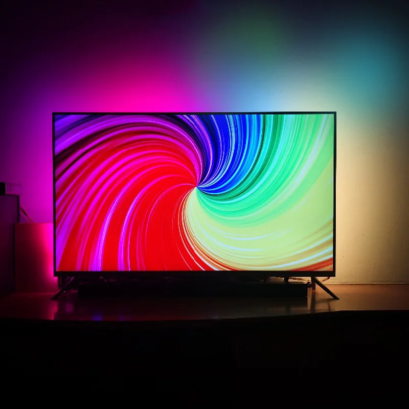 USB LED Strip 5050 RGB Changeable TV Background Lighting 50CM 1M 2M 3M 4M 5M DIY Flexible Light. | Освещение