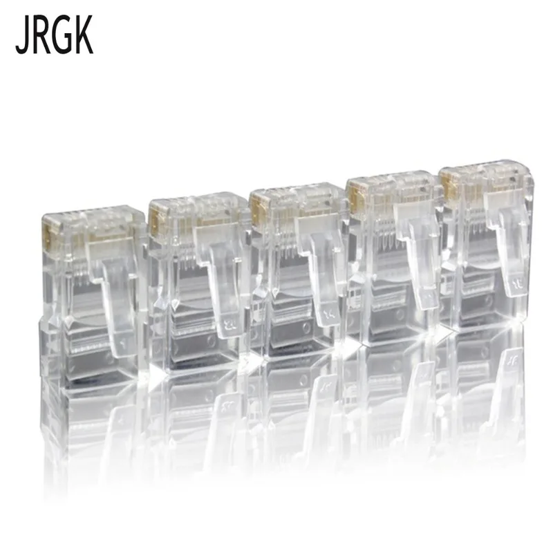 Разъем Rj45 100 шт. разъем категории 5e Cat6 сетевой неэкранированный 8-контактный