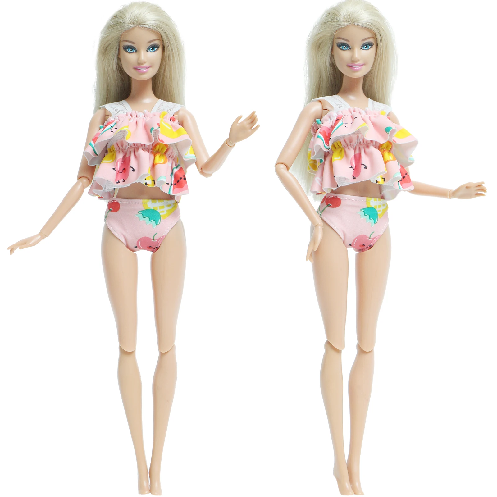 BJDBUS 1x искусственный фруктовый рисунок женское бикини топы брюки пляжная одежда