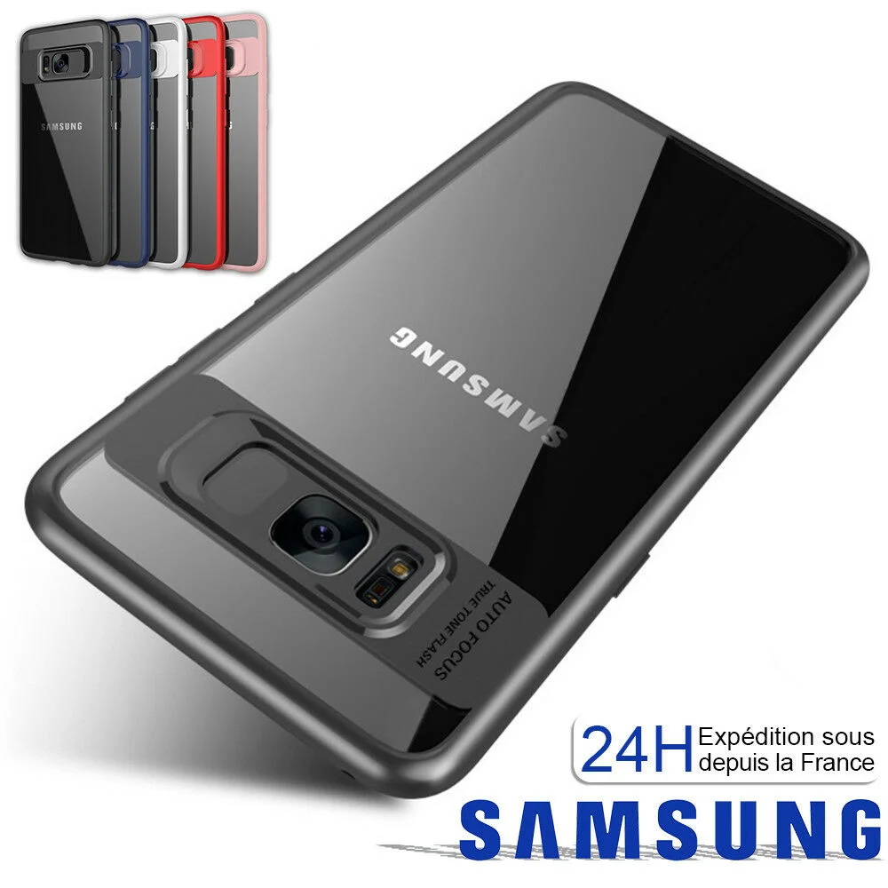 

Parechoc Housse Coque For Samsung S6 S7Edge S8 S9 Plus S10 J3 J5 J6 A3 A5 A7 Note8 9