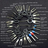 36pcs car plug terminal removal tool pin needle retractor pick electrical wire puller puller hand crimp connector tools kit