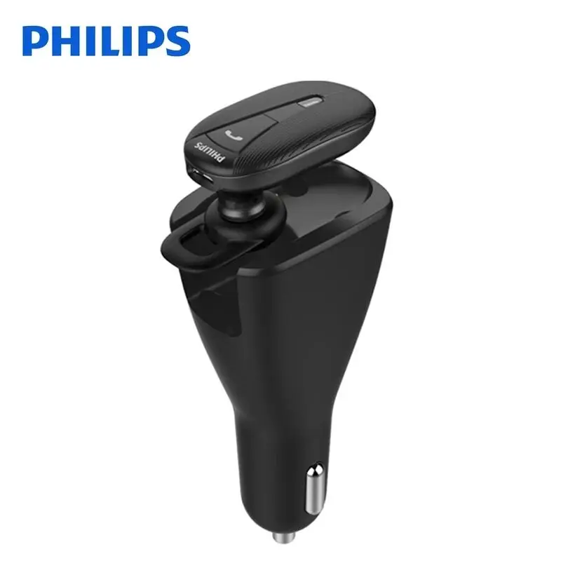 

Philips SHB1801P Car kit Bluetooth Headset with Output Current 1A/2.4A Bluetooth 4.1 earphone for Business