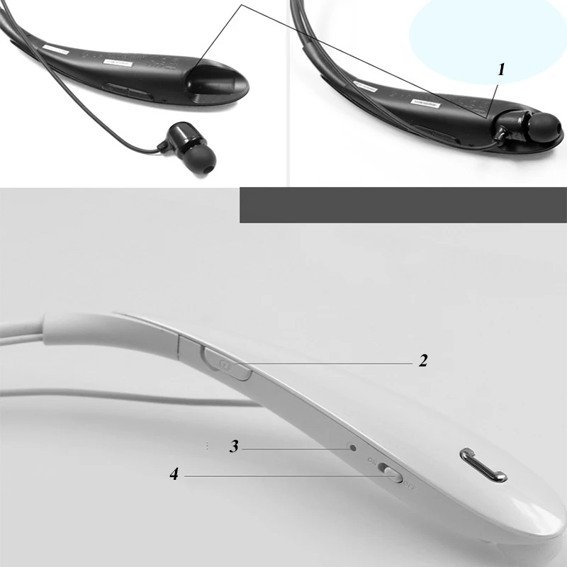 

New Wireless HBS800 Sports Neck Hanging Bluetooth Headphone Stereo Long Standby Outdoor Wireless Headset For xiaomi/Huaewi