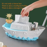 2022creative tissue box european style toothpick holder and storage box multifunctional kitchen tissue storage box storage rack