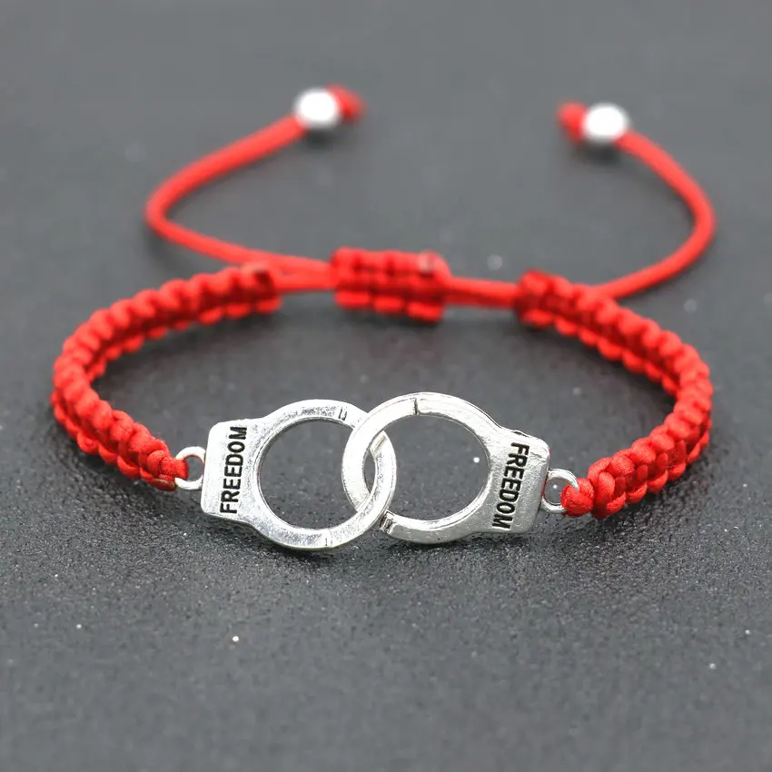 Очарование Для женщин браслет Злейшего Глаза красная веревочная нить сердце