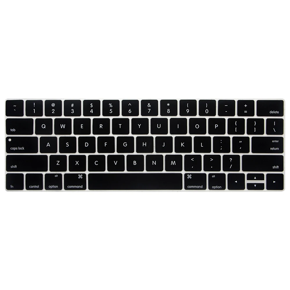 Английская американская Защитная пленка для клавиатуры для Macbook Pro 13,3 A1706 A1989 и 15,4 дюймов A1707 A1990 с сенсорной панелью