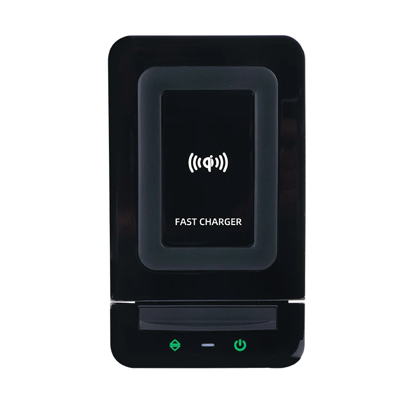

15W for Audi iPhone Fast Wireless Charger A6L A7 2019-2021 Cigarette Lighter Car Phone Fast Charge Wireless Charging Pad