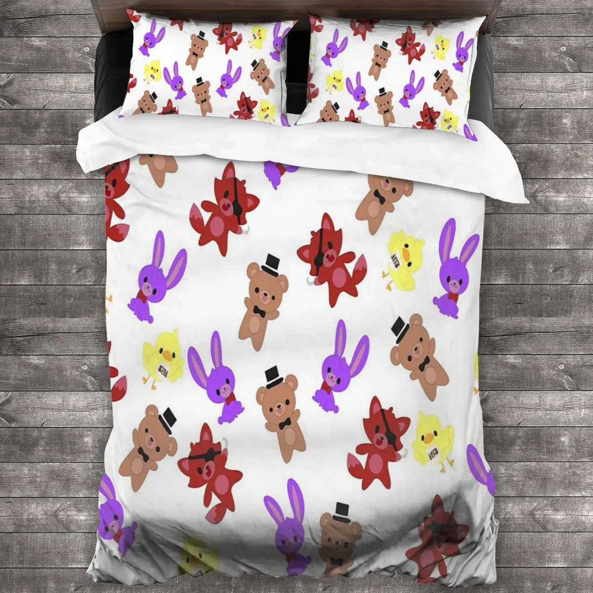 

Cute Fnaf Pattern Linens Bedspread Bedding Set Duvet Cover Bedspread Quilt Covers Bed Linen Cotton