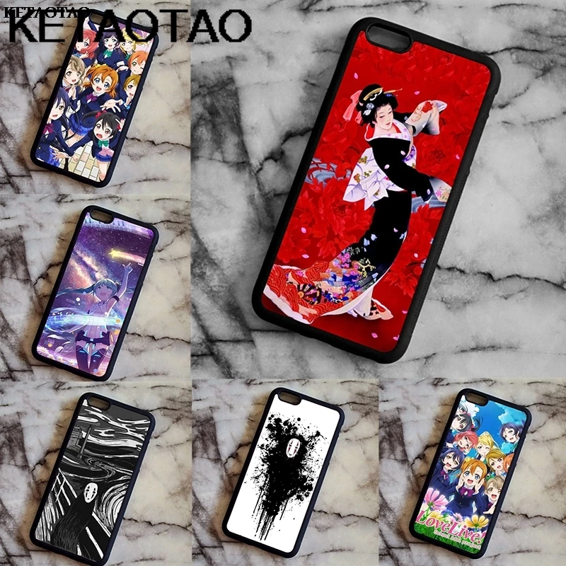 Ketaotao японская гейша телефонные чехлы для samsung S3 S4 S5 S6 S7 S8 S9 edge plus Note 4 5 7 8 чехол