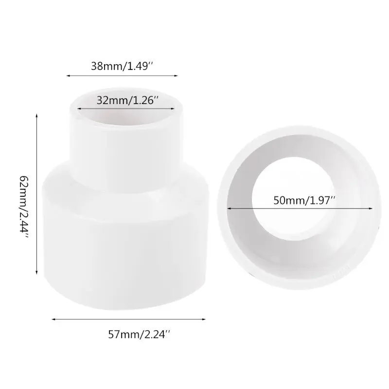 

PVC Woodworking Reducer Adaptor For Vacuum Cleaner for c.clone Dust Collector Woodworking P82C