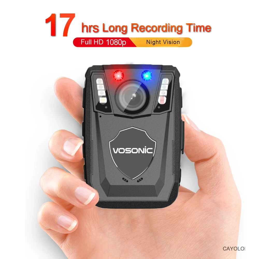 Эффективная запись полицейской ношеной камеры 1080P портативная видеокамера с