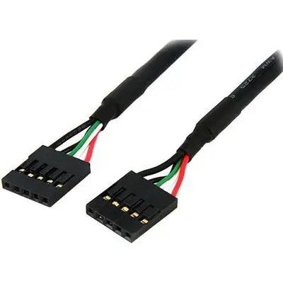 18in внутренний 5-контактный USB IDC заголовка материнской платы кабель 0 5 м