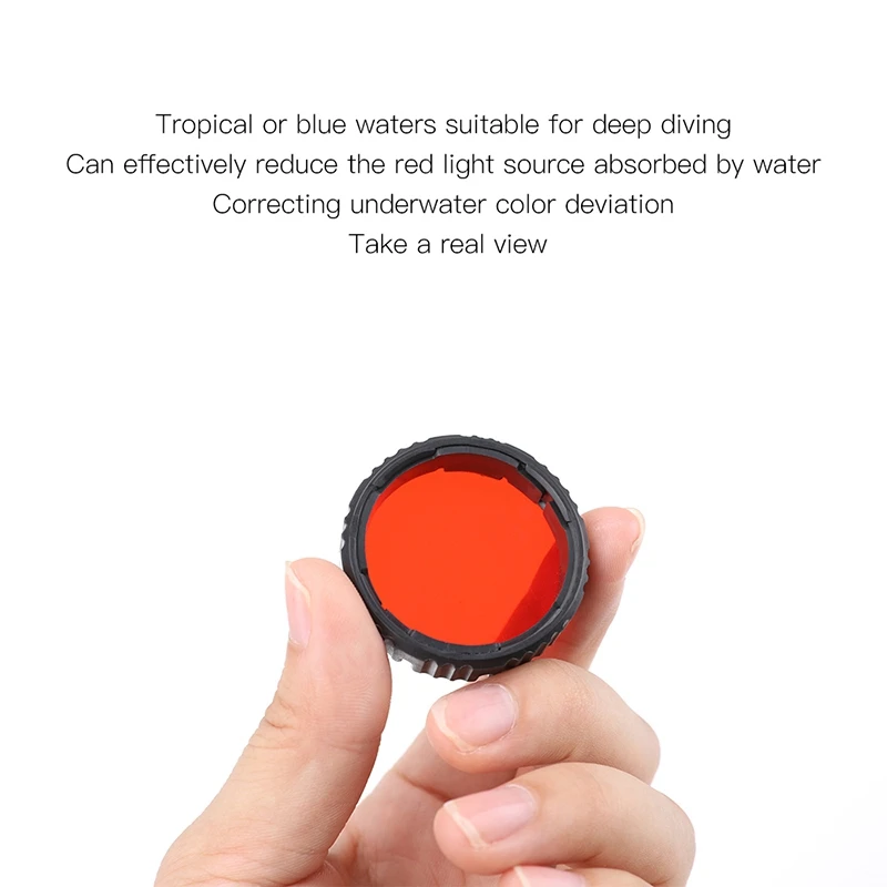Sport Camera Red Diving Filter Uv Lens Protective Cover for Dji Osmo Action Accessories | Электроника