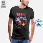 Официальная Лицензионная футболка Dio Святой Дайвер, хэви-метал, новинка, размеры S, 3Xl, Хлопковая мужская футболка с коротким рукавом и круглым вырезом для мальчиков, Топ