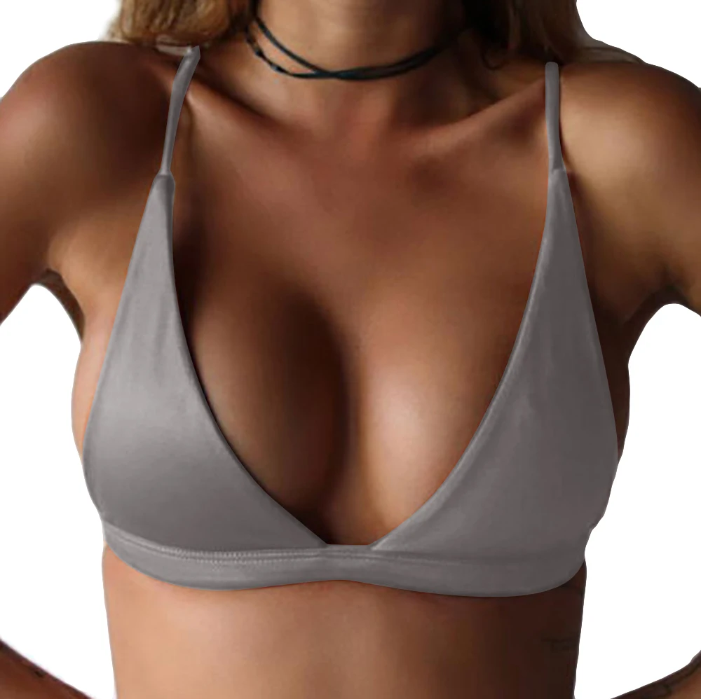 5 цветов сексуальный женский бандажный Бикини Топ пуш-ап мягкий бюстгальтер