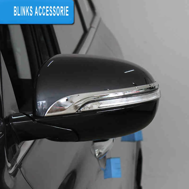 АБС-пластик хромированные боковые зеркала заднего вида Обложка для 2015-2018 2019 2020 Kia