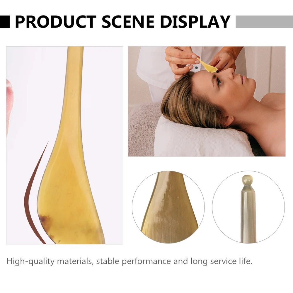 

2Pcs Guasha Scraping Rods Face Eye Scraping Sticks Portable Massaging Tools
