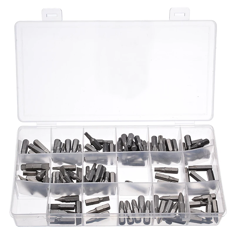108 шт. Шестигранная винтовая Отвертка Набор бит крестообразный шлиц коробка