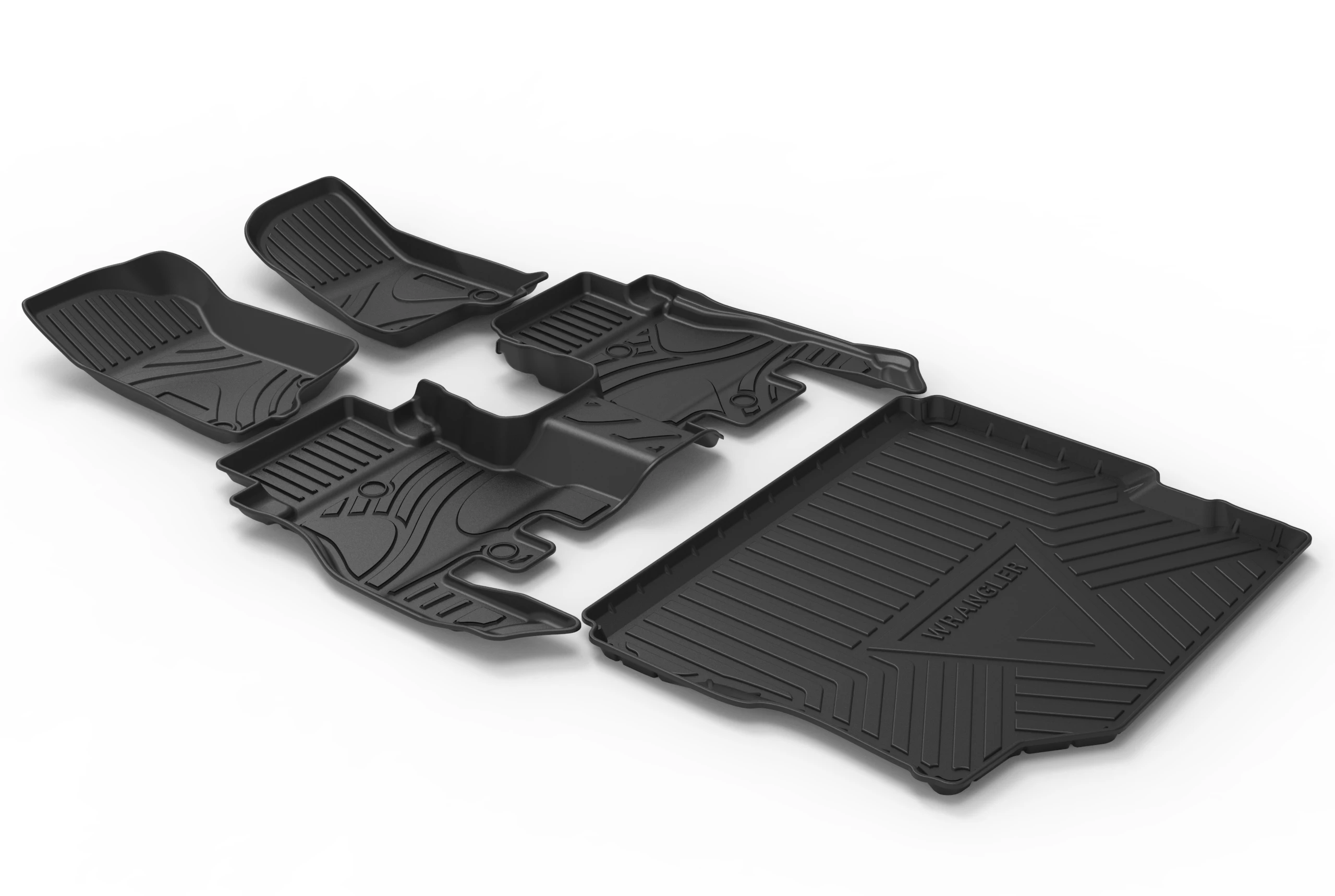 

TPE car floor mats for JEEP WRANGLER 2018-2021 floor mats car mats car carpet wateproof floor mats auto accessories