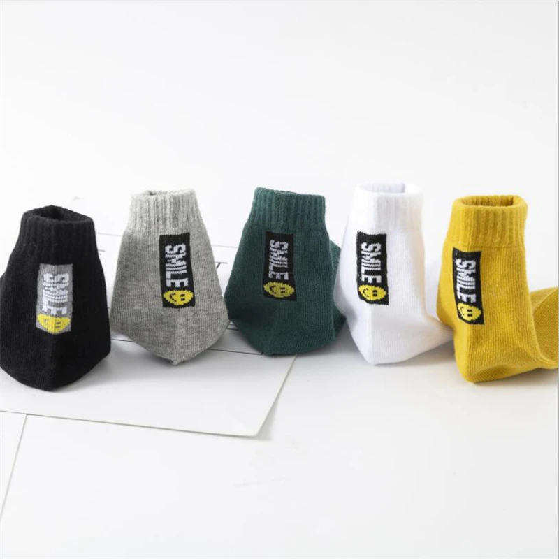 5 пар детских носков хлопковые носки с мультяшным рисунком для девочек и