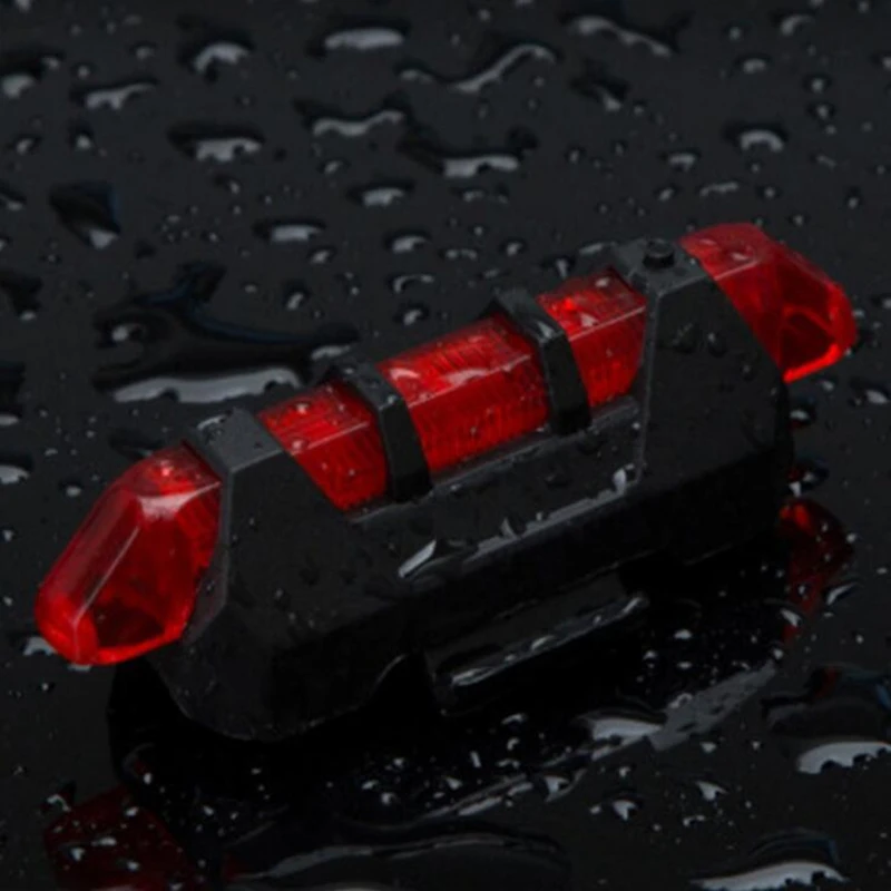 Велосипедный фонарь USB Перезаряжаемые светодиодный задний защита задних фонарей